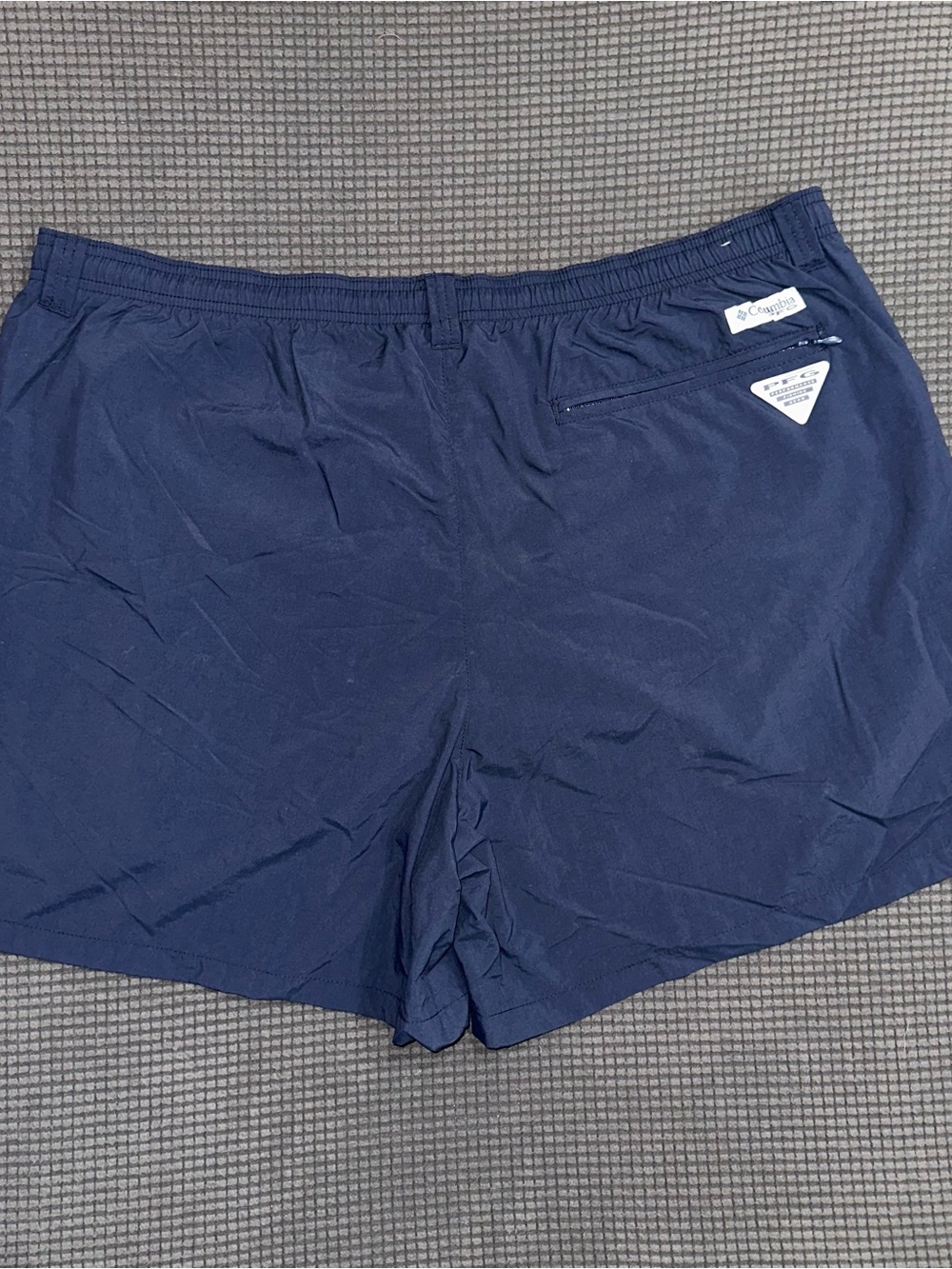 Columbia PFG Navy Swim Trunks Mens XXL Mesh Lined Shorts - Picture 7 of 7